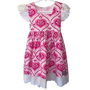 Eleanore Rose Valentine’s Dress, Girls Size 4/5